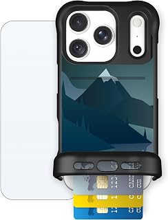 Scooch for iPhone 18 Pro/17 Pro Wallet Case, Wingmate, Midnight Ridge