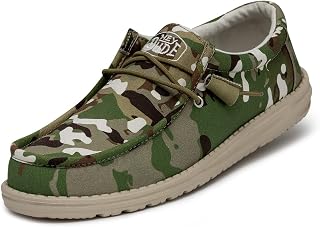 Hey Dude Wally Braided Mens Loafer Shoes in Fossil