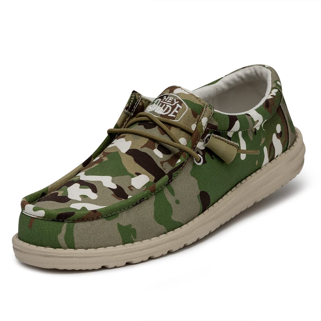 Hey Dude Wally Braided Mens Loafer Shoes in Fossil