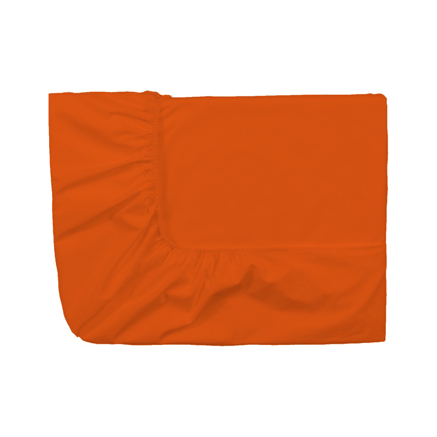ESSIX Fitted Sheet Cotton Percale Melon 90 x 190 cm