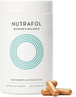 Nutrafol Women's Balance Hair Growth Supplements, Age 45+, 1-Month Bottle | #1 Dermatologist-Recommended Hair Growth Supplement Brand, Clinically Tested for Visibly Thicker Hair and Scalp Coverage