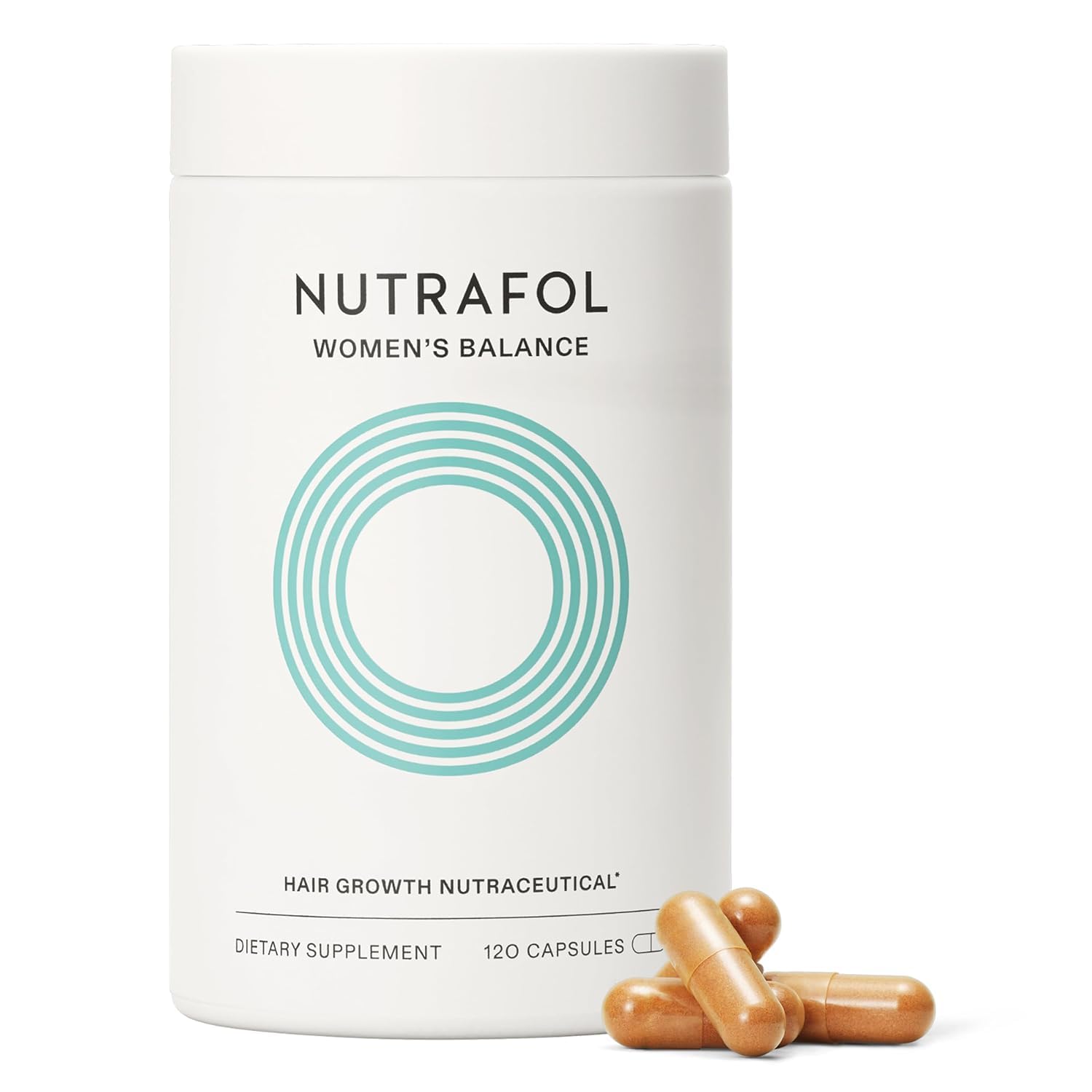 Nutrafol Women's Balance Hair Growth Supplements, Age 45+, 1-Month Bottle | #1 D