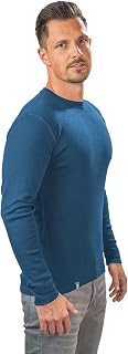 ALPIN LOACKER 100 Merino Long Sleeve Men's Long-Sleeved Shirt, 230 g/m², Finest Merino Wool Underwear, Long Sleeve Hiking Shirt, Thermal Top for Outdoor and Sports