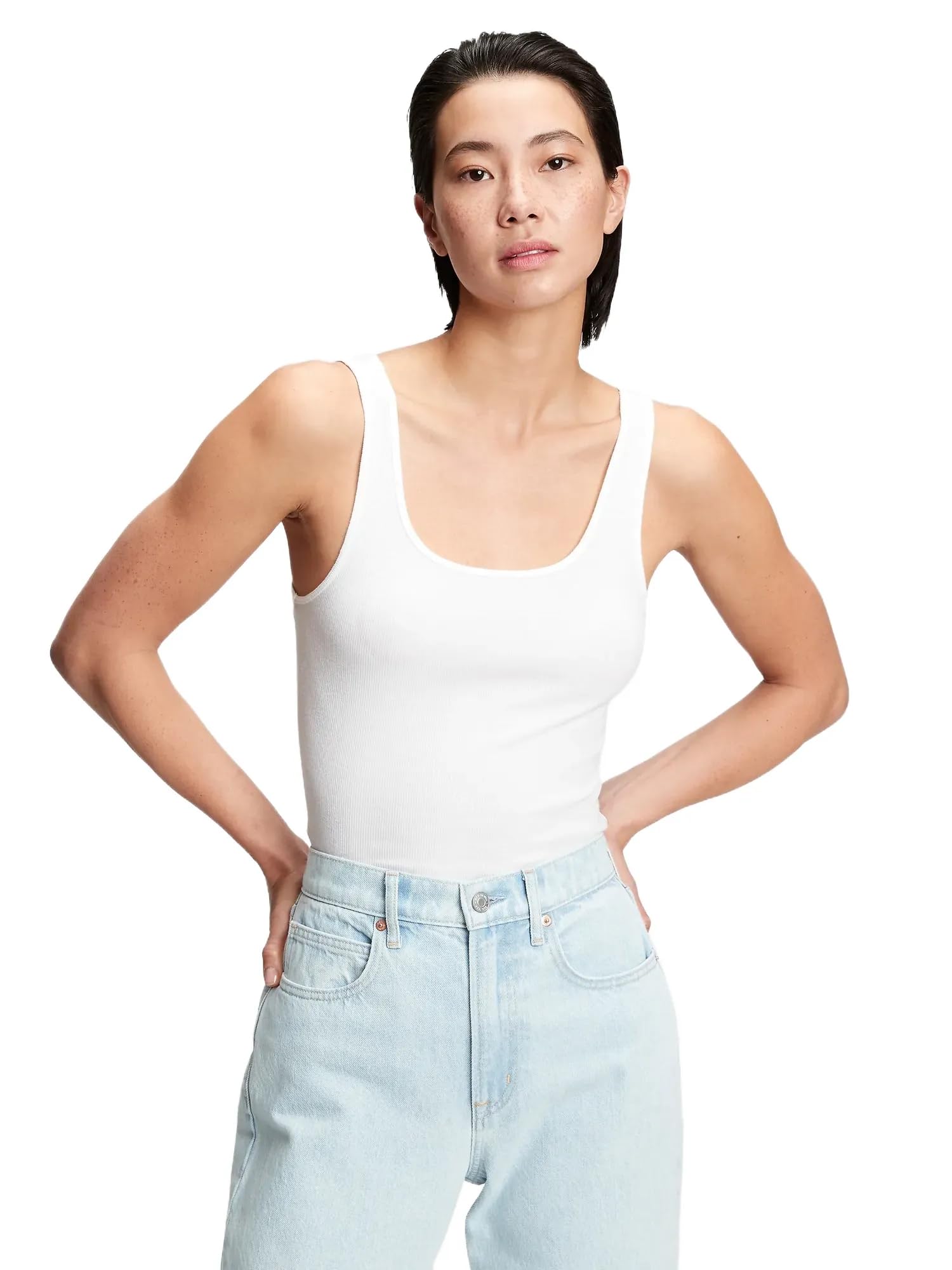 GAP Women's Ribbed Tank Top