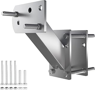 AUTODUNK Spare Tire Mount Bracket for Trailer, 120LBS Weight Capacity, Fits Most 4 &amp; 5 Lugs Wheels on 3.94″, 4″, 4.25″ and 4.72″ Bolt Patterns