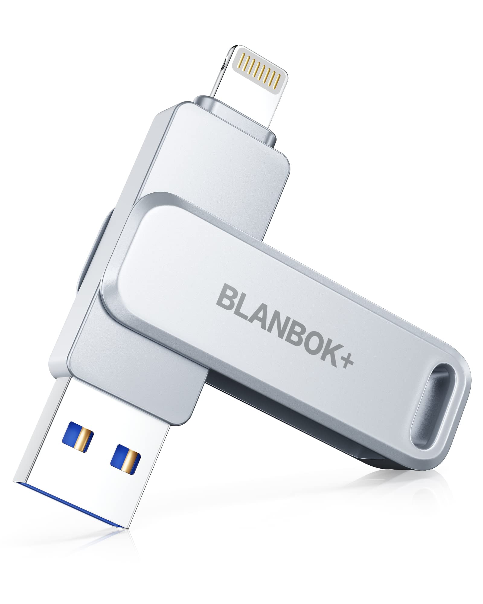 MFi Certified 256GB Flash Drive for iPhone Photo Stick, USB Memory Stick High Sp