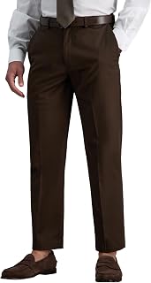 Haggar Premium Non Iron Khaki Classic Fit Casual Pant (Regular, Big And Tall Sizes) - Men's Casual Pants