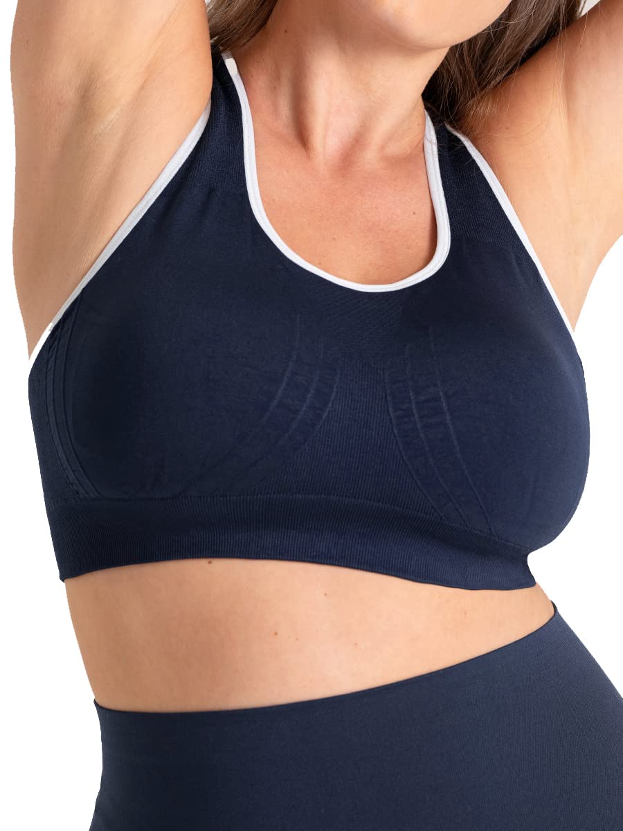 SHAPERMINT 女性用スポーツブラ - 女性用ワークアウトブラ、プラスサイズスポーツブラ、女性用ワークアウトトップス ハイサポート