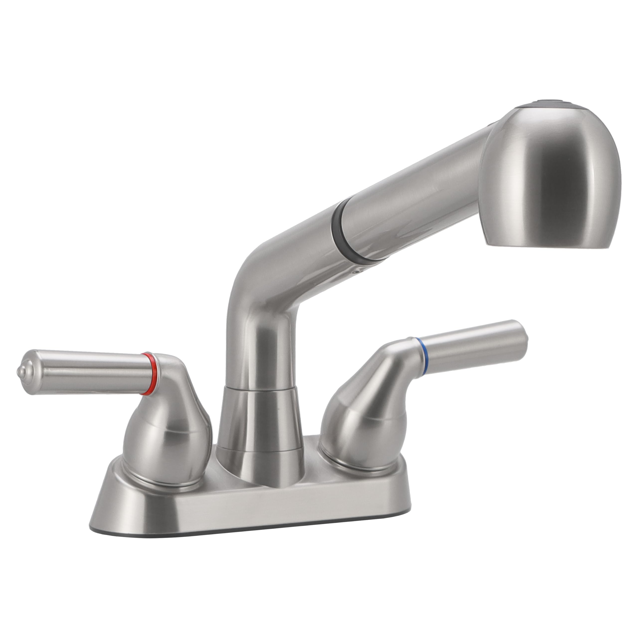 Utility Sink Faucet, Laundry Room Faucet with Pull Out Sprayer, Laundry Tub ABS 