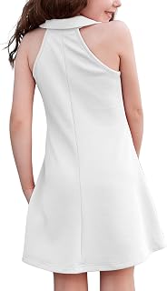DREAM BUS Robe d'été sans manches pour bébé fille - Robe d'été trapèze - Robe d'été pour petites filles - Robe de plage