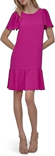 DKNY Fit and Flare Trapeze Women's Cocktail Dress