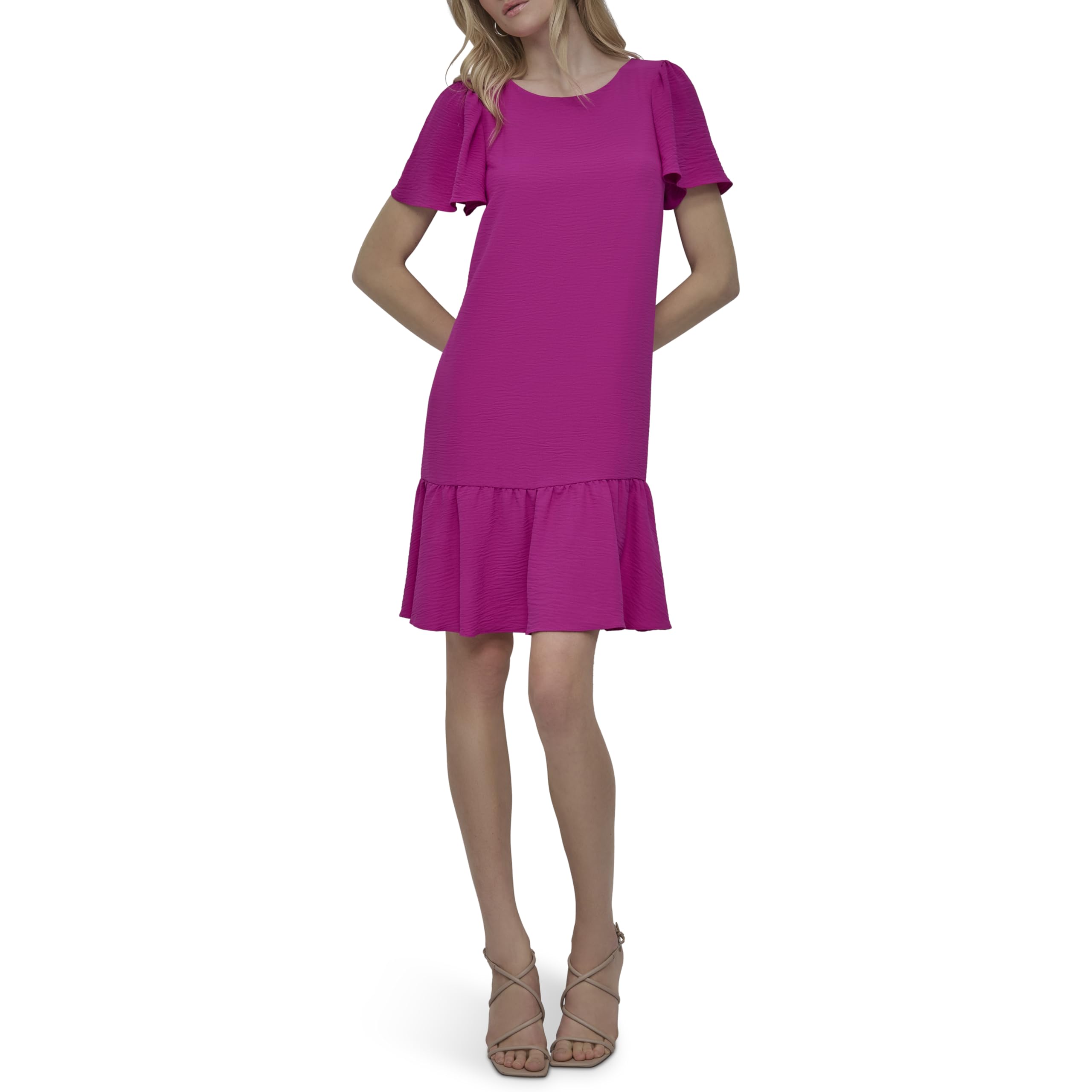 DKNY Fit and Flare Trapeze Women's Cocktail Dress