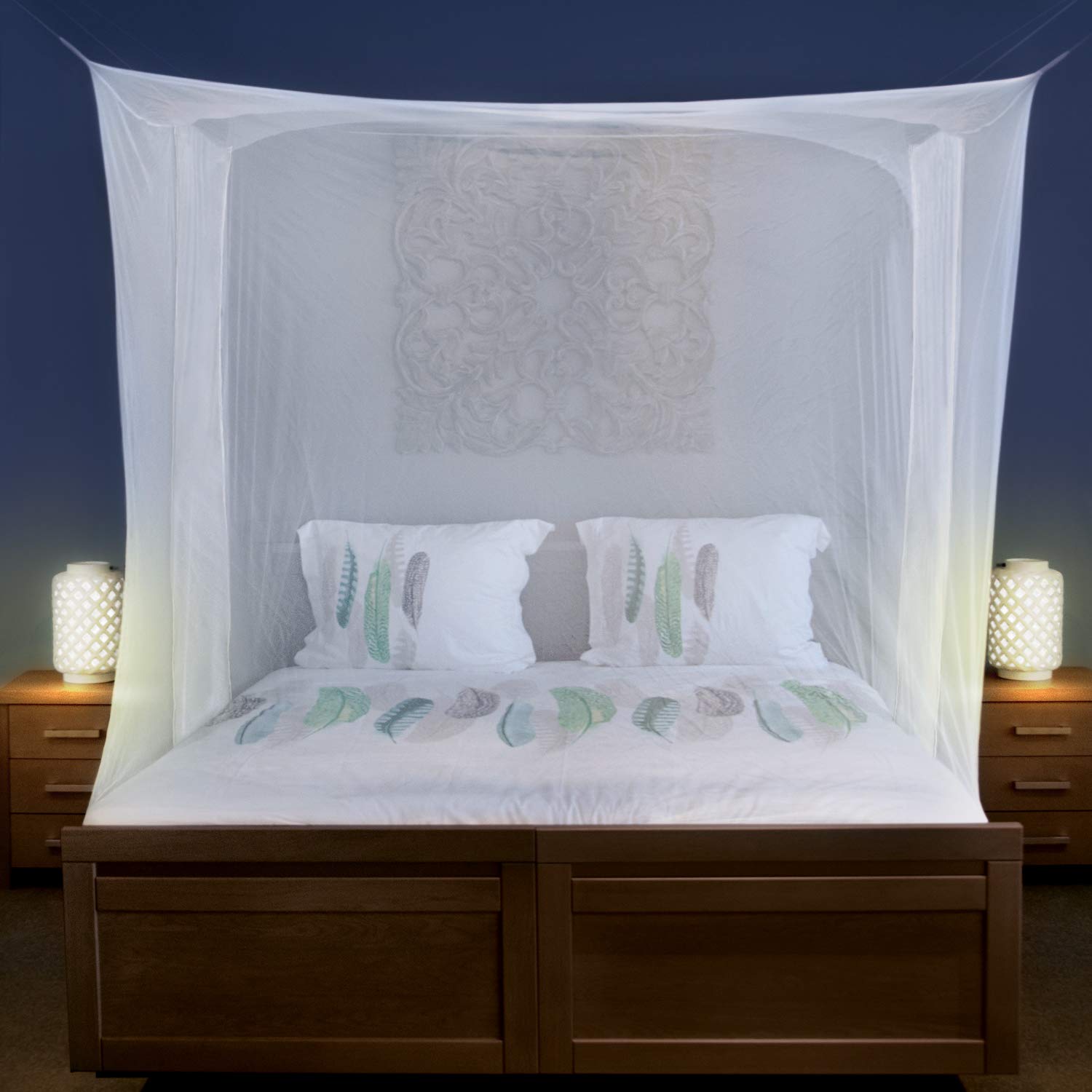 Mosquito Net for Double Bed | Travel Mosquito Net and Two Openings
