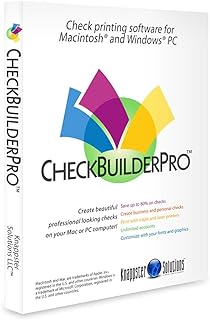 CheckBuilderPro - Windows & Mac Check Printing Software