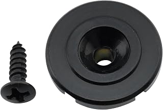 Musiclily Pro Steel 19mm Round Bass String Guide Retainer Tree, Black | Slotted, for Electric Bass