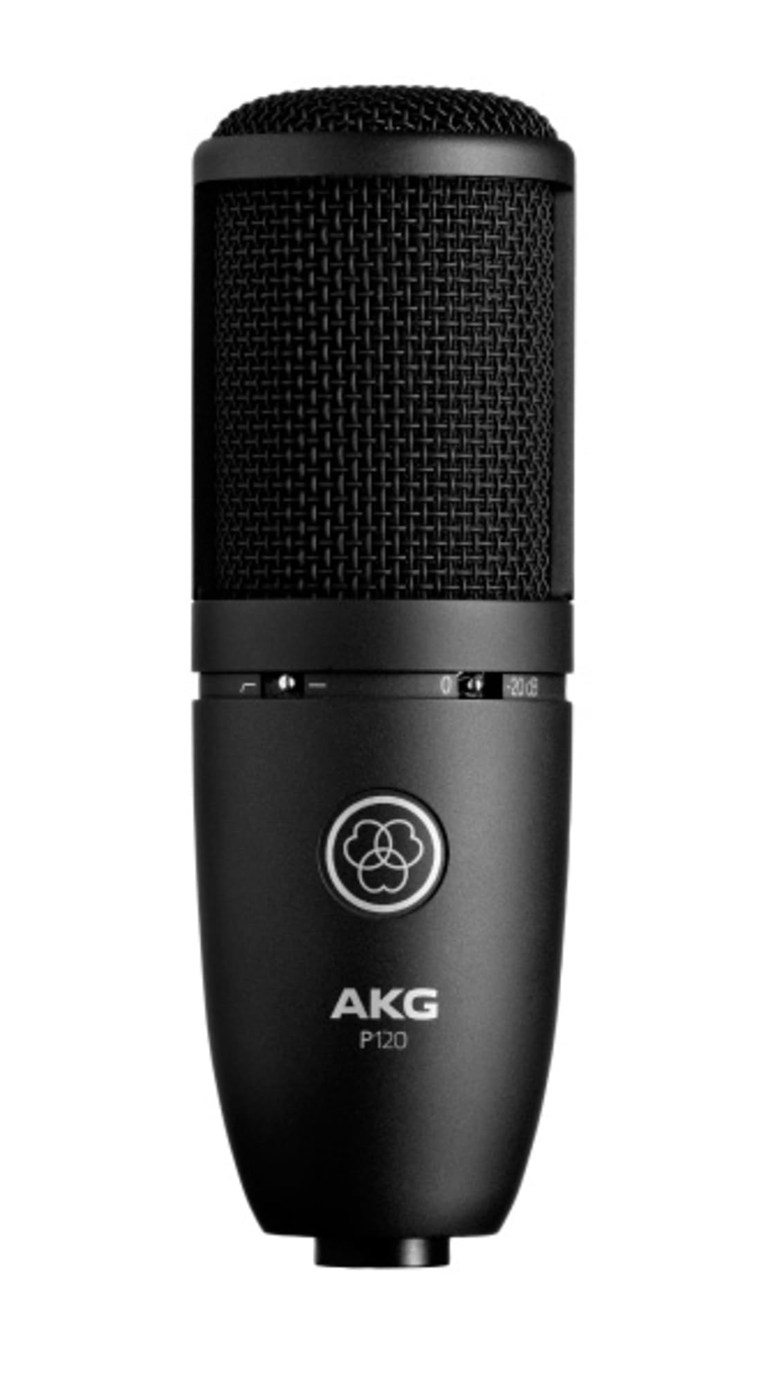AKG P120 Recording Microphone with Knox Gear Boom Arm, Pop Filter and XLR Cable 