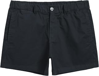 maamgic Men's Shorts Casual 4" Cotton Stretch Classic Fit Khaki Shorts