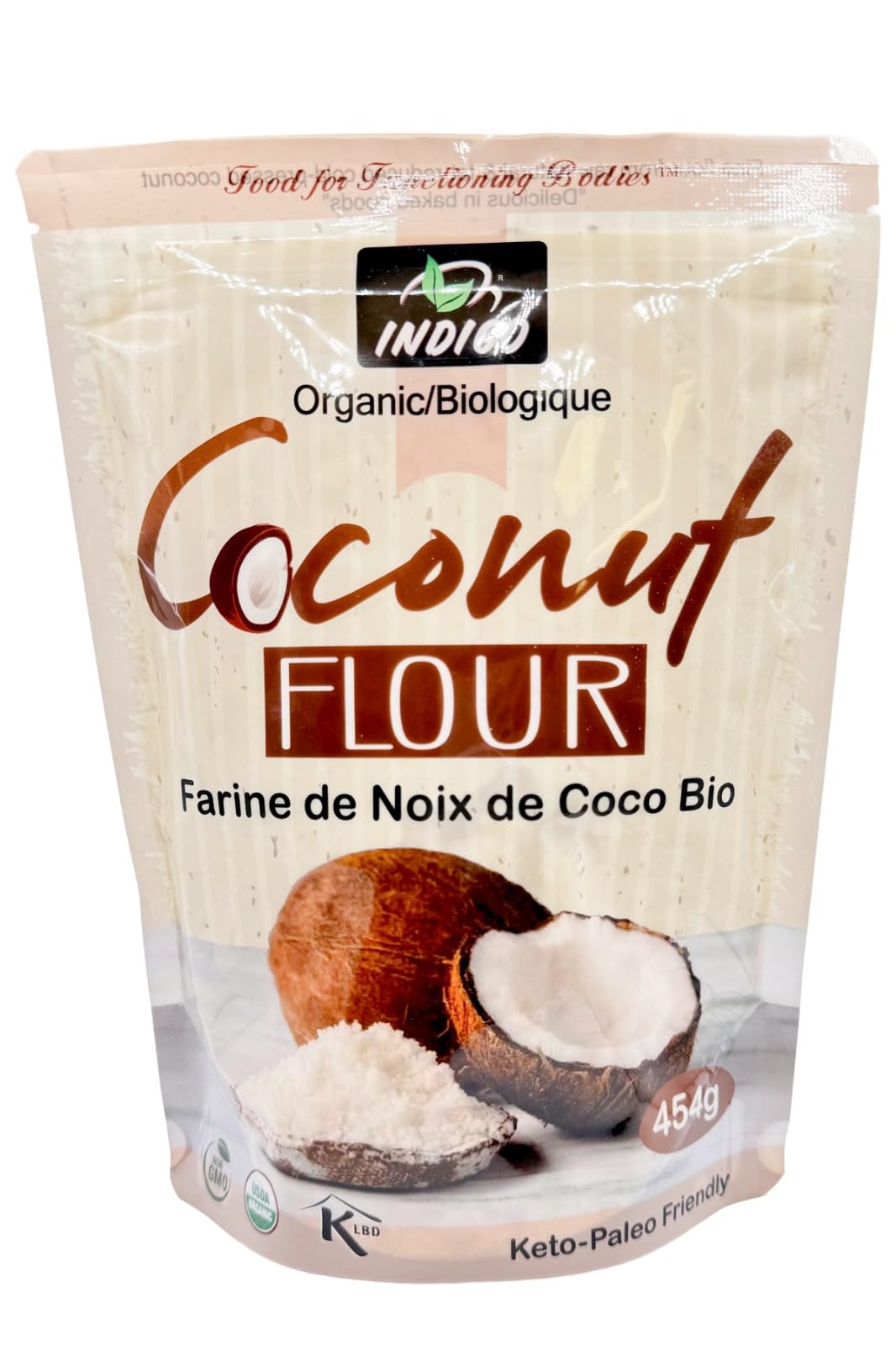 Indigo Organic Coconut Flour, 454g