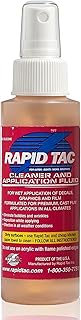 Rapid Tac Application Fluid 4oz Spray Bottle | Bubble-Free Application | Allows Graphic to Be Re-Positioned Before Bonding | Bonds in 90 Seconds | for Vinyl Wraps, Decals &amp; Stickers