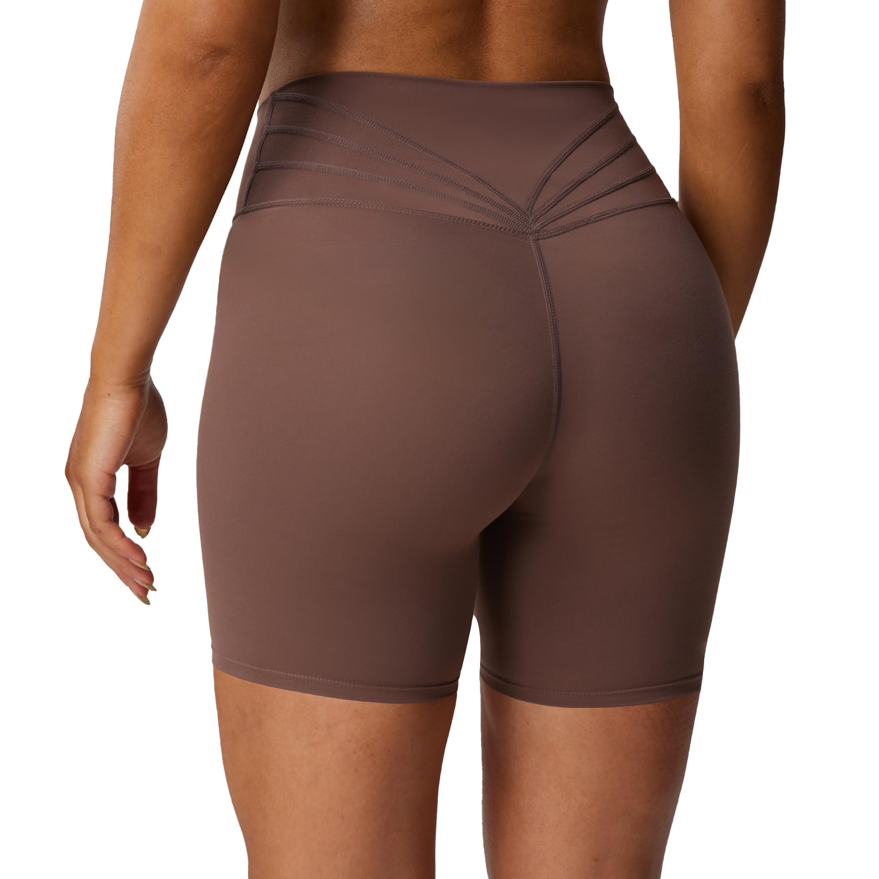 Aoxjox Trinity Workout Biker Shorts for Women Tummy Control High Waist Athletic 