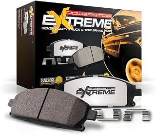 PowerStop Z36 Truck &amp; Tow Brake Pad Set Rear Z36-898 | Ram 1500, Dodge Durango, Dodge Ram 1500 Carbon Fiber Ceramic Brake Pads + Installation Hardware
