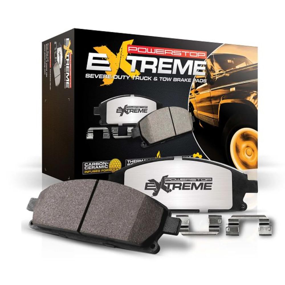 PowerStop Z36 Truck &amp; Tow Brake Pad Set Rear Z36-898 | Ram 1500, Dodge Duran