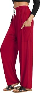 QIANXIZHAN Women's Boho Palazzo Pants Slacks