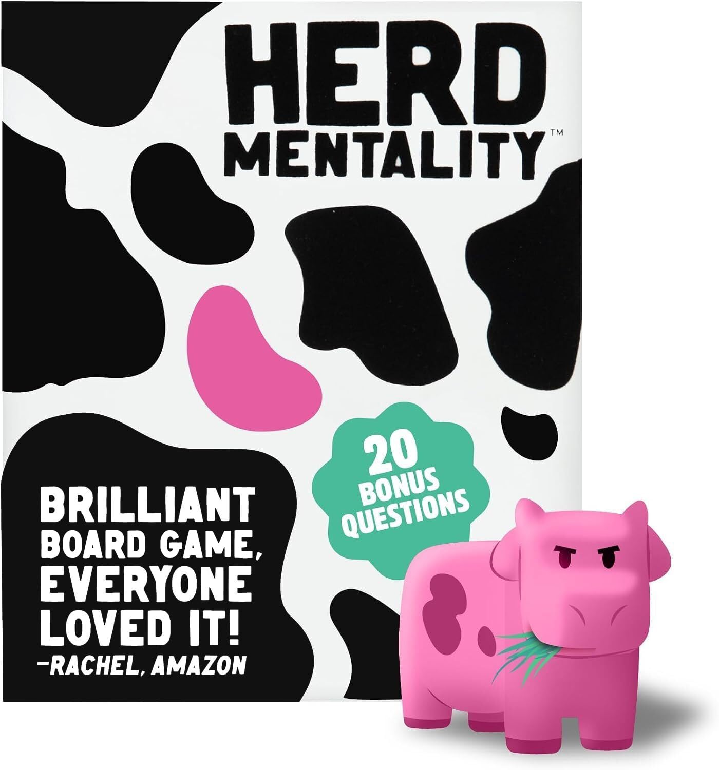 Herd Mentality: Udderly Funny Family Board Game | Easy & Fun for Big Groups of 4
