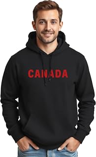 Mens Canada Fleece Sweatshirt, Custom Handmade Canada Warm Sweater CDA