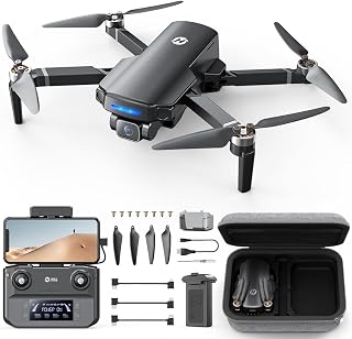 Holy Stone HS360S GPS Drone with 4K Camera for Adults, Under 250g Lightweight RC Quadcopter, 10000Ft FPV Transmission, GPS Return, Follow Me, Time-Lapse, QuickShot