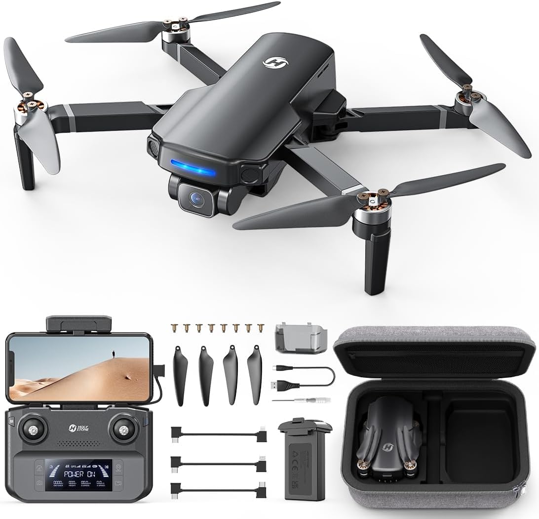 Holy Stone HS360S GPS Drone with 4K Camera for Adults, Under 250g Lightweight RC