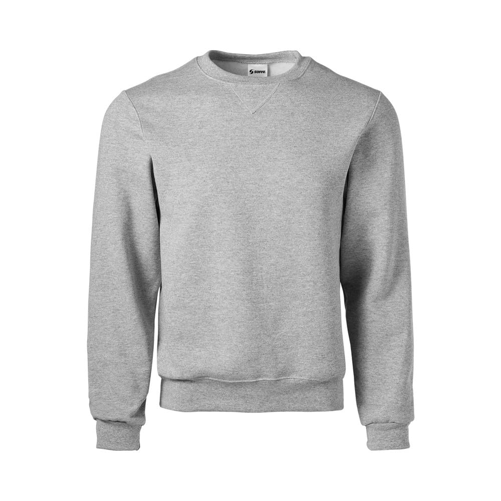 Soffe Men's Classic Midweight Fleece Crew Sweatshirt