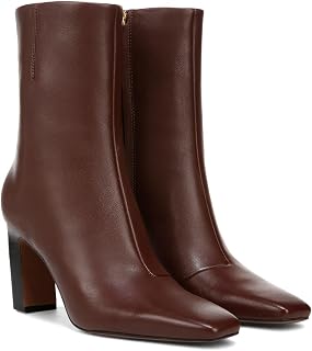 Franco Sarto Women's Briar Snip Toe Heeled Ankle Boot Half Length Boots