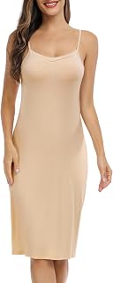 Vlazom Women's Interior Combination, Short Dresses, Petticoat for Summer Dresses with Adjustable Straps S-XXL