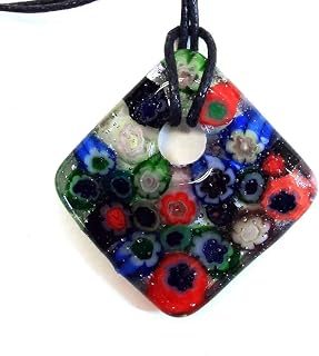 MUCOFEI 125g Frit Millefiori Glass for Fusing Glass, Millefiori Glass Mosaic Tiles for DIY Crafts, No-Hole Millefiori Glass Beads for Christmas Ornaments, Mosaic Jewelry Decor