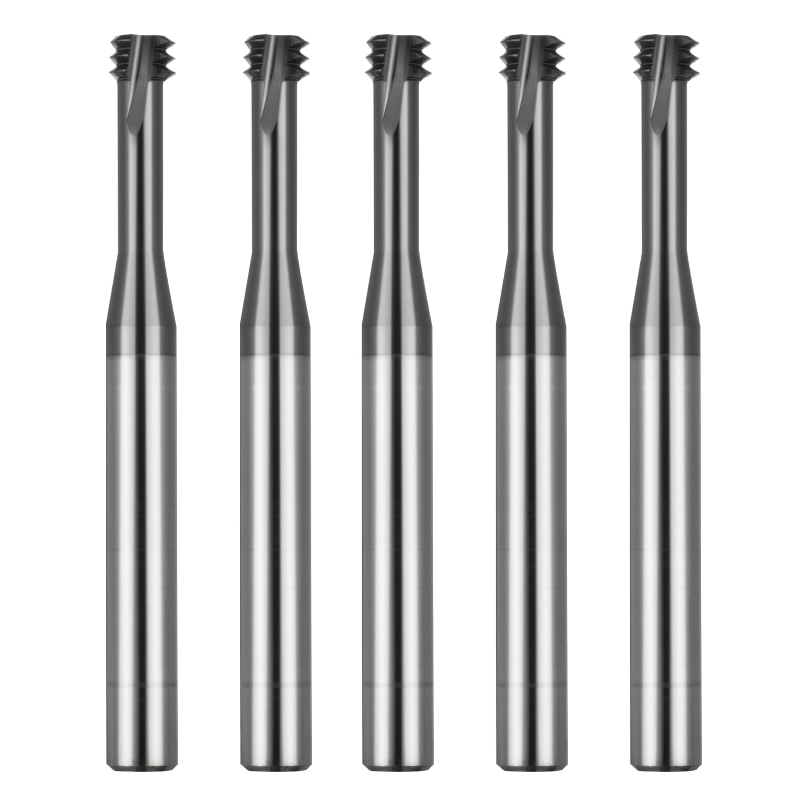 Metric Thread Mill Cutter Carbide for Stainless Steel 60 Degrees 5pcs M6×1