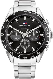 Tommy Hilfiger Analogue Multifunction Quartz Watch for Men with Silver Stainless Steel Bracelet - 1791967