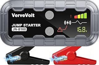 𝟳𝟳 𝗢𝗙𝗙 𝟭𝟬𝟬𝟬𝟬𝗔 Arrancador de Baterias de Coche - Jump Starter | 𝟑 𝐌𝐨𝐝𝐞𝐥𝐬 Linterna LED y Pinzas, Protección de Seguridad Car Jump Starter para SUV Camions (10L Gas & 9L Diesel)