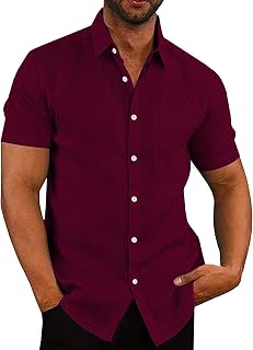 COOFANDY Western Button Down Shirt Men