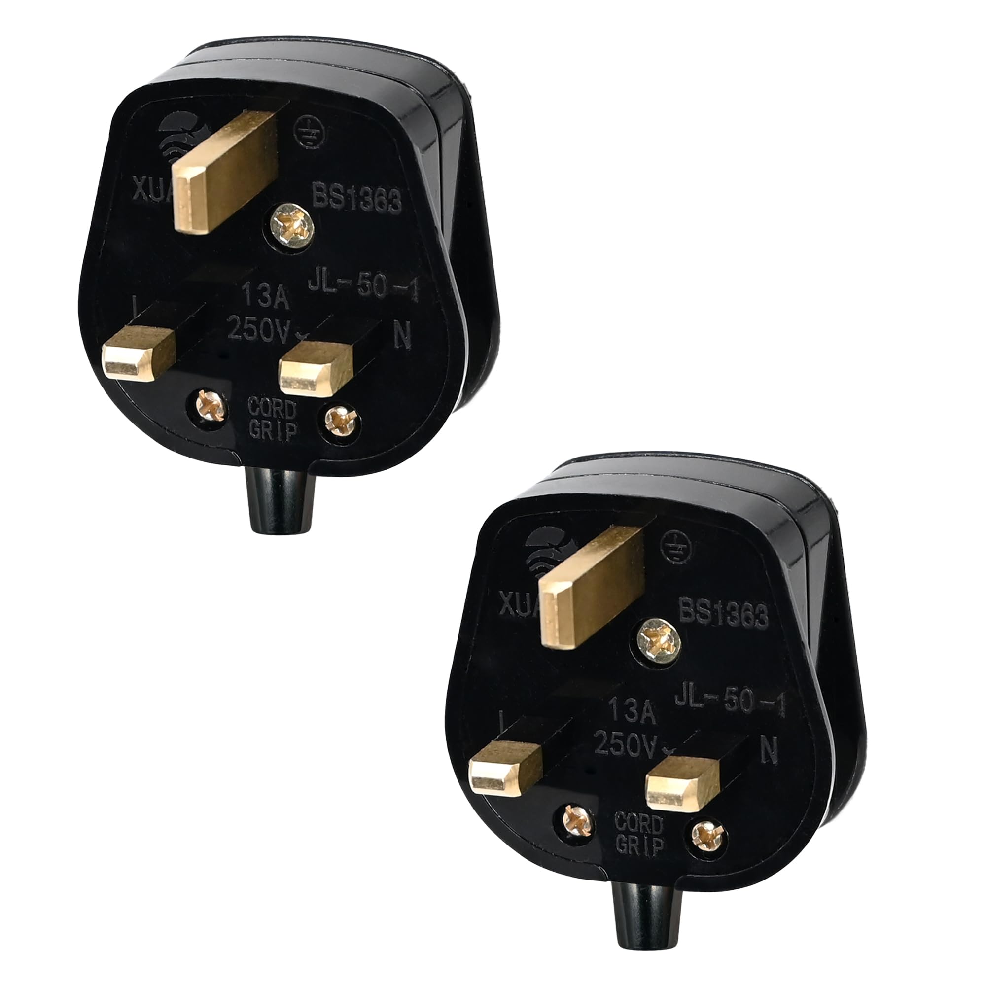 Double Dragon 13 Amp UK 3-Pin Plug | Heavy-Duty Rewireable Electrical Plug | Dur