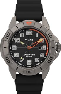 Timex Men's Analogue Watch with Silicone Strap Expedition North Ridge