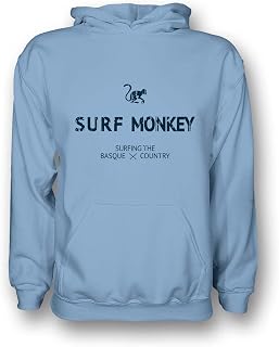 DRESSED IN MUSIC PLAY WITH ME Hoodie Men/women Eco-Friendly Hoodie – Organic Cotton Gots Surf Monkey®, Mottled navy