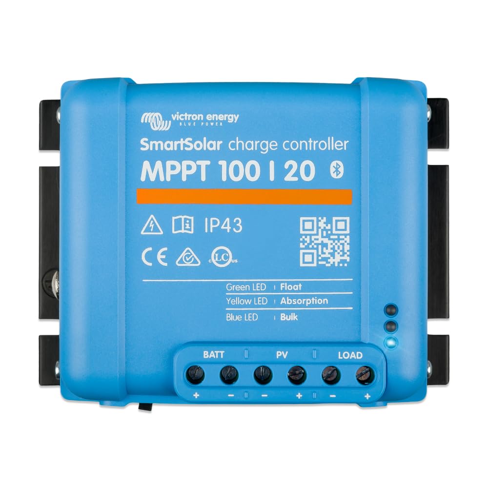 Victron Energy SmartSolar MPPT Solar Charge Controller 100V 20A 12/24/48V | Blue