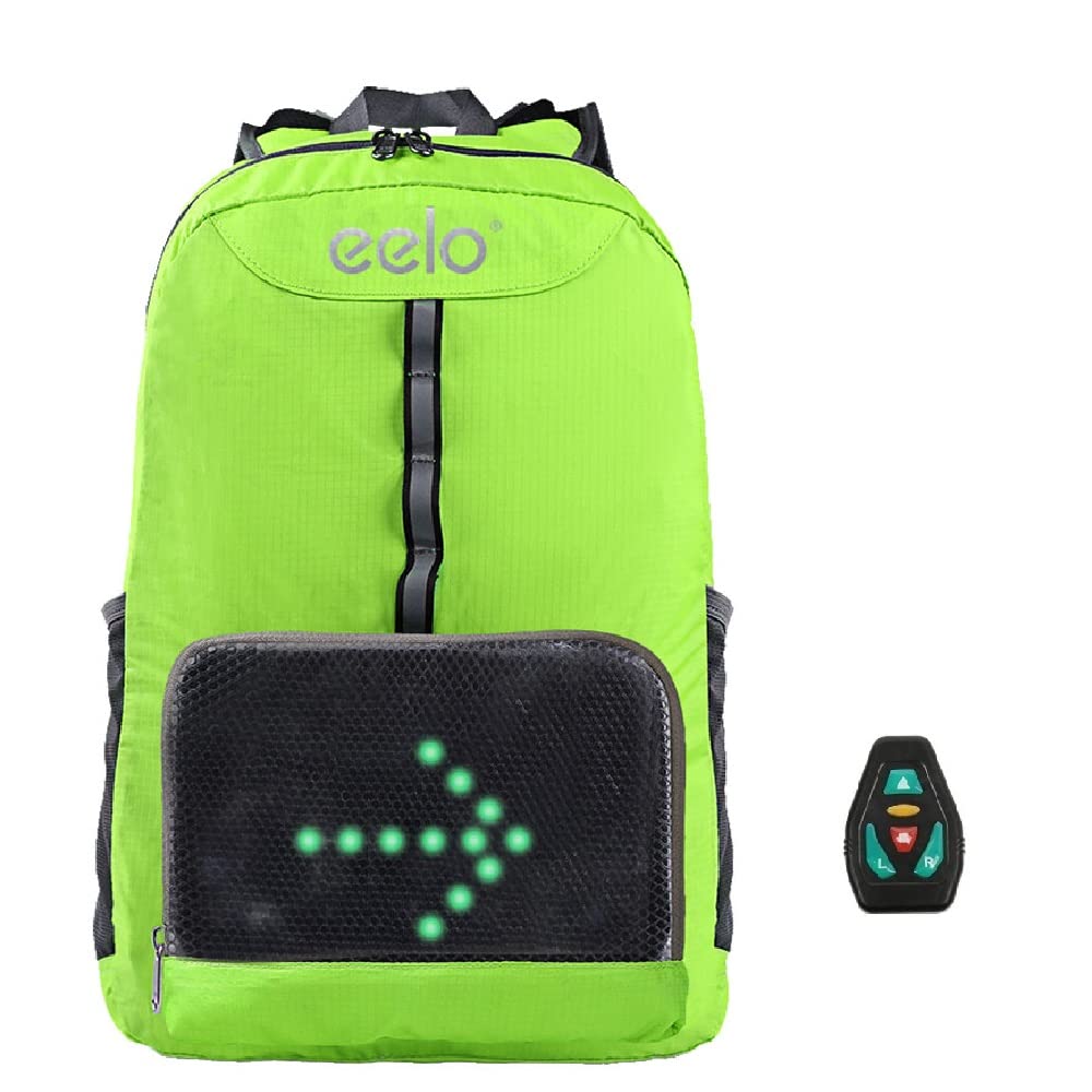 eelo Cyglo Safety Backpack For Cycling With Rear LED Signal Indicators. Reflecti