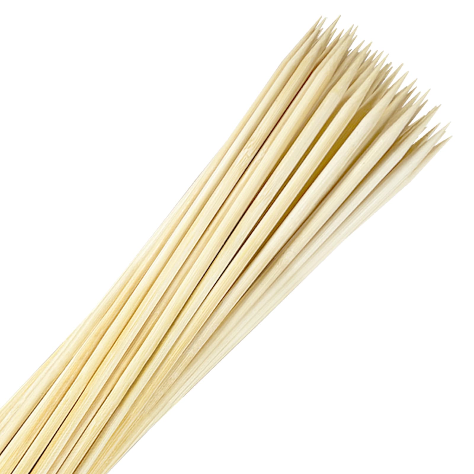 Bamboo Smores Sticks (50 Pcs), 17.5" Marshmallow Roasting Sticks for Fire Pit, 5