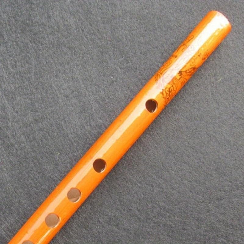 1Pc Chinese Traditional 6 Hole Bamboo Flute Clarinet Musical Instrument Wood Col