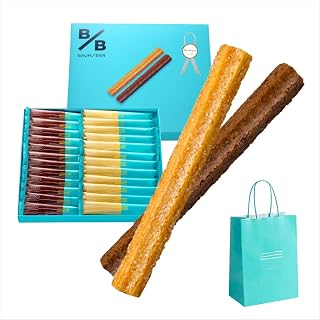 【Gift Seal Included】Tokyo Campana Snack Bar - Baum Bar Plain & Chocolate, 24 pcs (Gift Ribbon for 24 pcs) Souvenir Gift Present Baum Individually Wrapped Assorted Small Packages Western-style