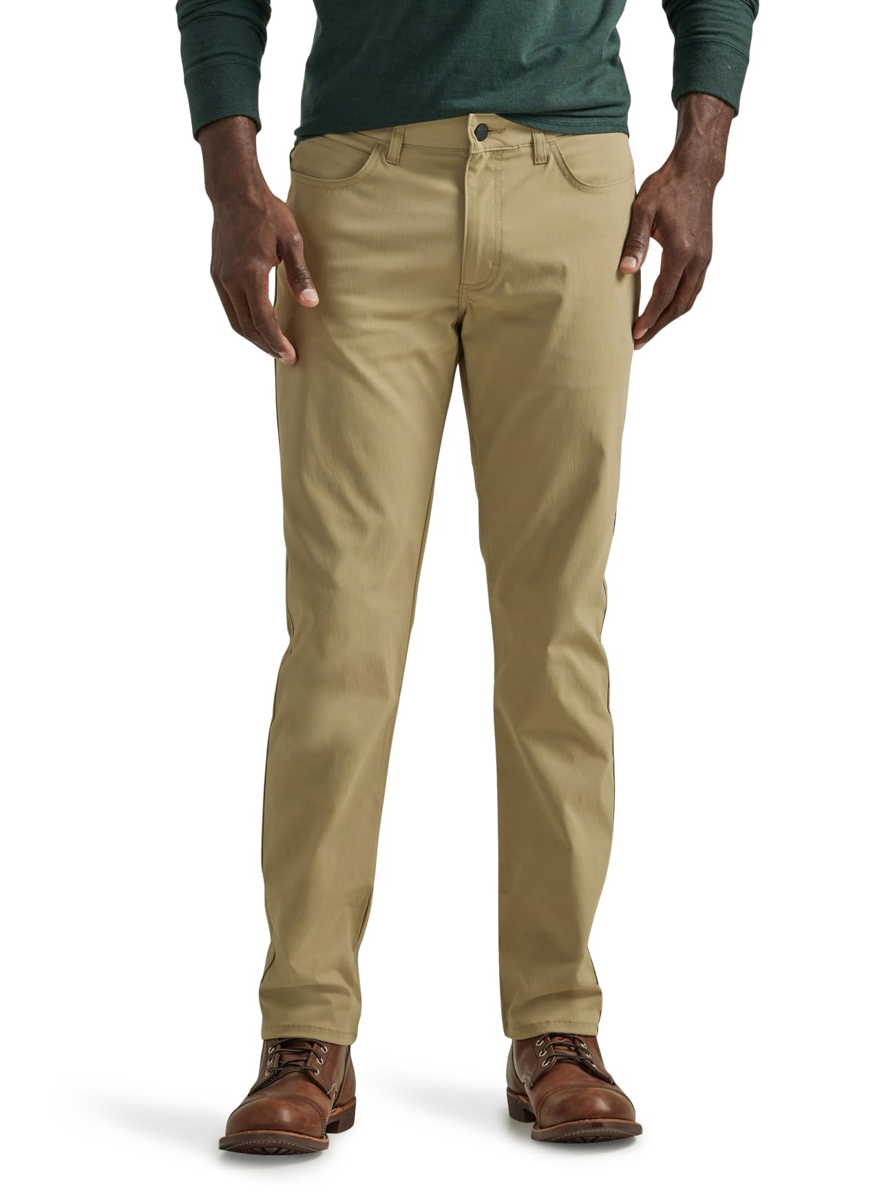 Lee Men's Extreme Motion 5-Pocket Synthetic Straight Pant