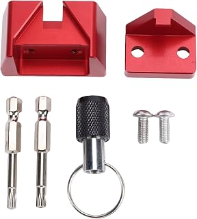 OBD Port Locking Tool Secure Theft Protector for Cars Suvs Trucks 16 Pin Trapezoid Red Aluminum Alloy Secure Lockout Device