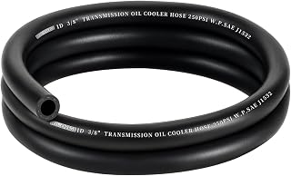 EVIL ENERGY 3/8" Transmission Oil Cooler Hose 5FT 250PSI SAE J1532 | 3-Layer CPE Hose, Heat- and Oil-Resistant, Flexible and Durable for Transmission, Engine &amp; Hydraulic Cooling